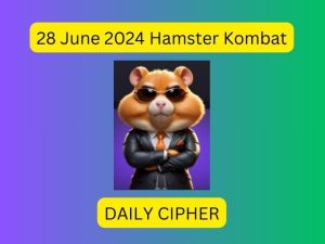 28 june 2024 daily cipher hamster kombat