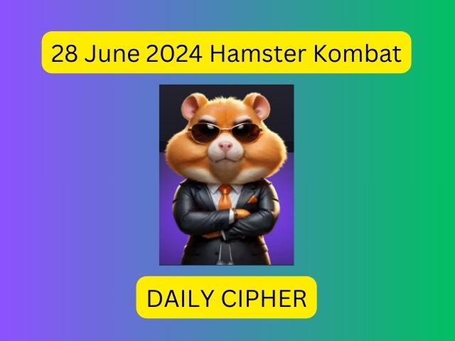 28 June 2024 Daily Cipher Hamster Kombat